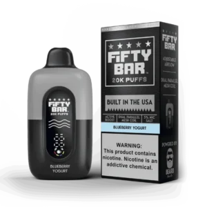 Blueberry Yogurt - Fifty Bar 20K Puffs - (Black Series)