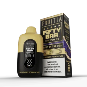 Blueberry Pound Cake - Fifty Bar X Fruitia 20K Puffs
