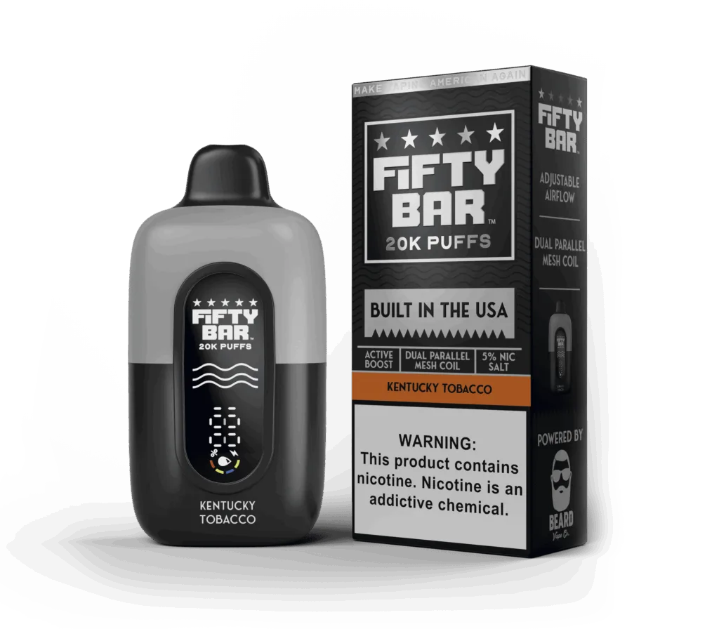 Kentucky Tobacco - Fifty Bar 20K Puffs - (Black Series)