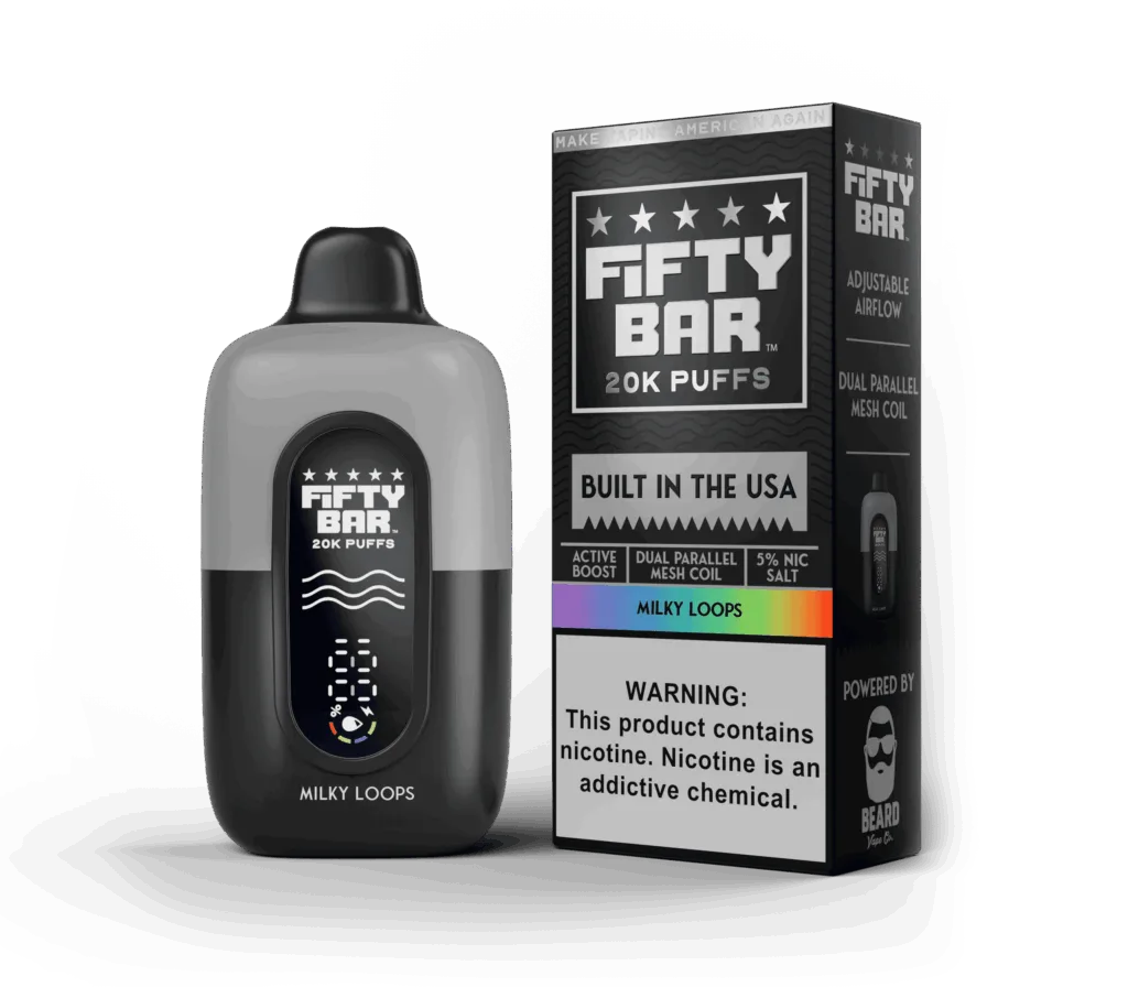 Milky Loops - Fifty Bar 20K Puffs - (Black Series)