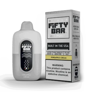 Pineapple Cream - Fifty Bar 20K Puffs - (White Series)