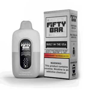Strawberry Watermelon Ice - Fifty Bar 20K Puffs - (White Series)